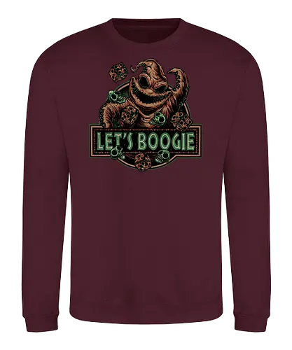 Let’s Boogie - Movie, animated, animation, horror, Halloween, creature, character, fantasy - Sweatshirt