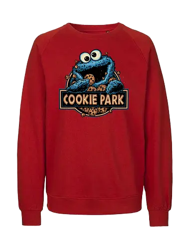 Welcome to Cookie Park - TV show, TV series, kids, monster, muppet, character, cookies, cute, puppet - Fairtrade Sweatshirt