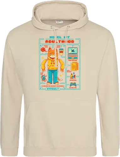 MODEL KIT: ADULTHOOD - model kit, millennials, retro, vintage, gamer, adulthood - Standard Hoodie