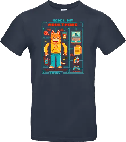 MODEL KIT: ADULTHOOD - model kit, millennials, retro, vintage, gamer, adulthood - Standard T-Shirt