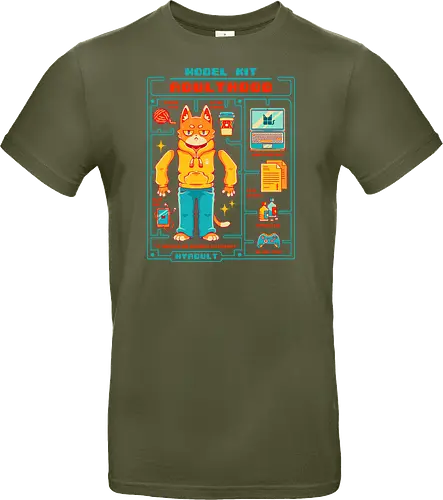 MODEL KIT: ADULTHOOD - model kit, millennials, retro, vintage, gamer, adulthood - Standard T-Shirt
