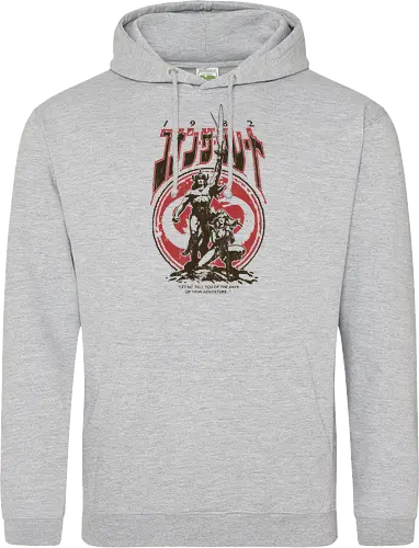 High Adventure 1982 - conan, retro, movie, 80s, warrior, japan, demonigote - Standard Hoodie