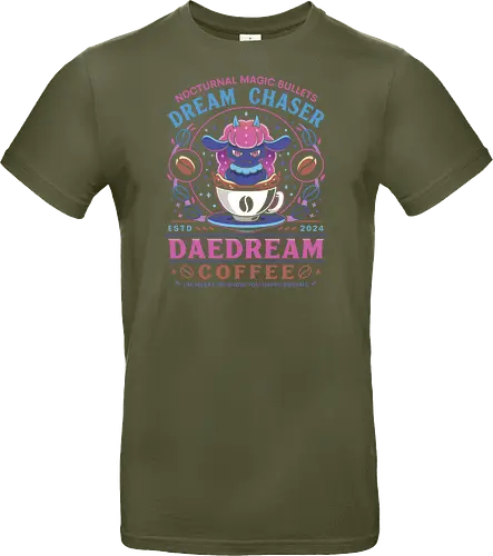 Daedream Dark Element Coffee - Pal, pal world, daedream, dark element, depresso, gaming, video game, gamer, survival, crafting, farming, monsters, coffee, lamball, adventure - Standard T-Shirt