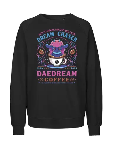 Daedream Dark Element Coffee - Pal, pal world, daedream, dark element, depresso, gaming, video game, gamer, survival, crafting, farming, monsters, coffee, lamball, adventure - Fairtrade Sweatshirt
