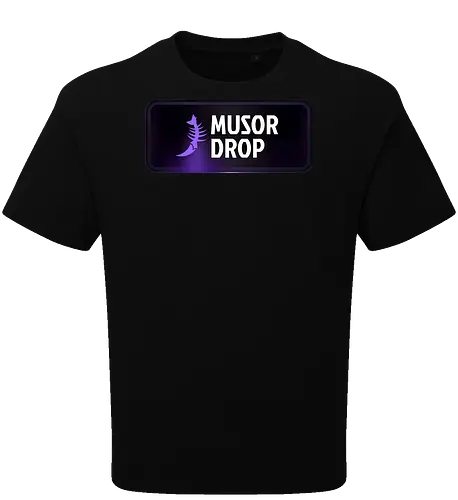 Musor Drop - Musor, Drop, Musor Drop - Oversize T-Shirt
