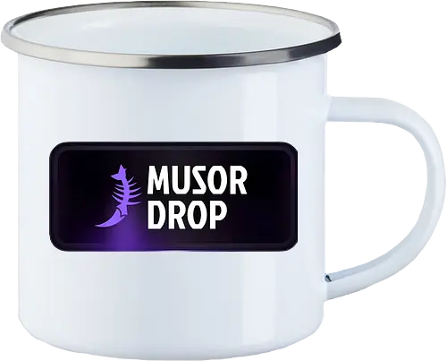 Musor Drop - Musor, Drop, Musor Drop - Enamel Mug