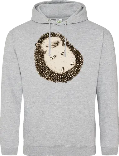 Molligem Igel Liegend Bauch Oben Lächelnd Sepia Kunst - molliger Bauch oben Igel, Igel auf dem Rücken liegend süß, Sepia Igel Illustration, künstlerische Skizze glücklicher Igel, molliger lächelnder Igel, faules Tier Kunst, detaillierte Stacheln beige braun, entspannter Tier Druck, Igel Liebhaber Geschenk, süßes Igel Shirt, Igel kurze Beine, strukturierte Bleistift Tier Kunst, zufriedener ruhender Igel, süßes Tier Bauch, lustiges süßes entspanntes Tier - Standard Hoodie