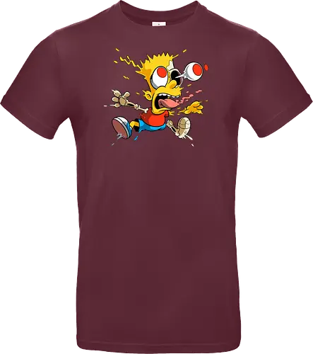 Freaky Junge - Kreatur des Chaos - freaky boy, gelbe kreatur, horror kunst, creepy cartoon, skelett kunst, body horror, seltsame kreatur, dark cartoon, surreal art, creepy art, monster design, horror cartoon, seltsamer charakter, schwarzer humor, geek art - Standard T-Shirt