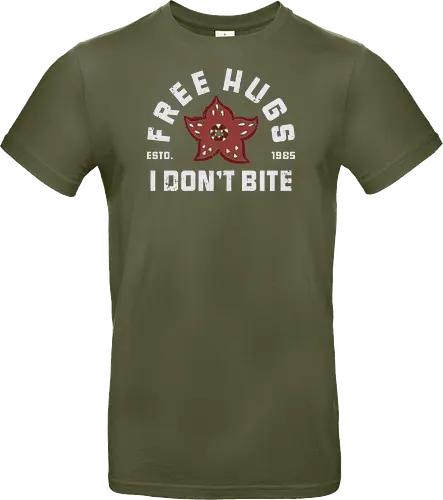 I Don't Bite - free hugs, funny, Strange, tv series, demogorgon, 80s, 90s, TV - Standard T-Shirt