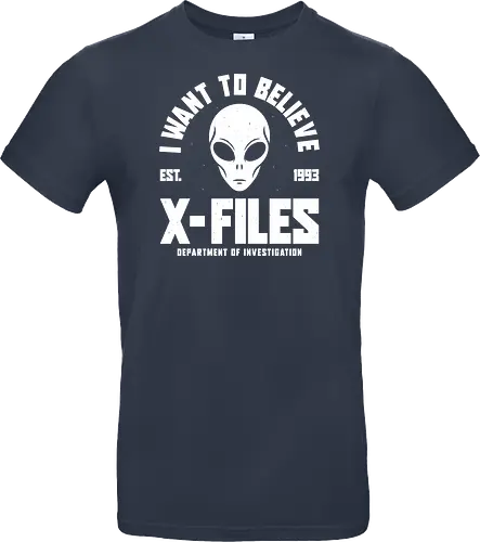 Department of Investigation - x-files, muder, scully, mulder & scully, i want to believe, 90s, tv series, alien, fox mulder, sci fi, the truth is out there, ufo - Standard T-Shirt