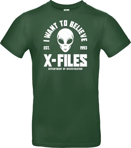 Department of Investigation - x-files, muder, scully, mulder & scully, i want to believe, 90s, tv series, alien, fox mulder, sci fi, the truth is out there, ufo - Standard T-Shirt