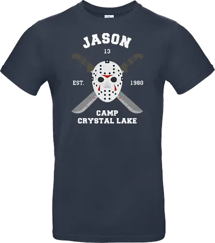 Jason Voorhees - Crystal Lake - friday the 13th, jason voorhees, crystal lake, jason, halloween, horror movie, horror, jason voorhees mask - Standard T-Shirt