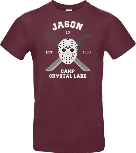 Jason Voorhees - Crystal Lake - friday the 13th, jason voorhees, crystal lake, jason, halloween, horror movie, horror, jason voorhees mask - Standard T-Shirt