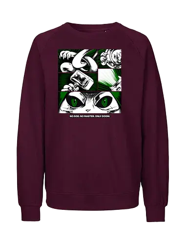 return of catvengers  - cat, meow, kitty, fun, avenger, drdoom, doomsday, cartoon, fantastic, hoomanlover, catlover - Fairtrade Sweatshirt