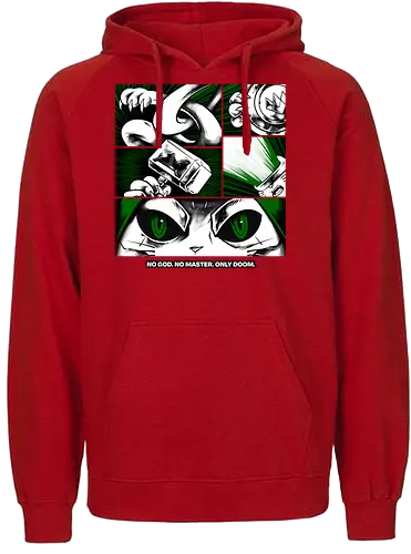 return of catvengers  - cat, meow, kitty, fun, avenger, drdoom, doomsday, cartoon, fantastic, hoomanlover, catlover - Fairtrade Hoodie