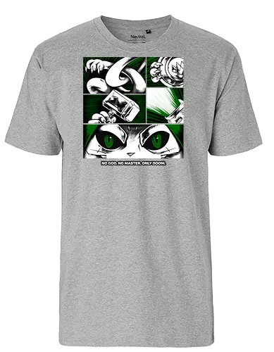 return of catvengers  - cat, meow, kitty, fun, avenger, drdoom, doomsday, cartoon, fantastic, hoomanlover, catlover - Fairtrade T-Shirt