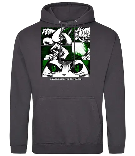return of catvengers  - cat, meow, kitty, fun, avenger, drdoom, doomsday, cartoon, fantastic, hoomanlover, catlover - Standard Hoodie