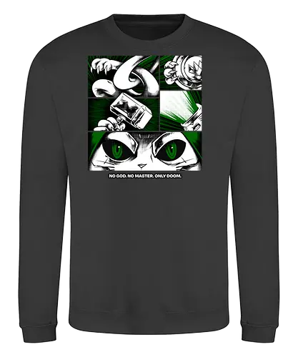 return of catvengers  - cat, meow, kitty, fun, avenger, drdoom, doomsday, cartoon, fantastic, hoomanlover, catlover - Sweatshirt