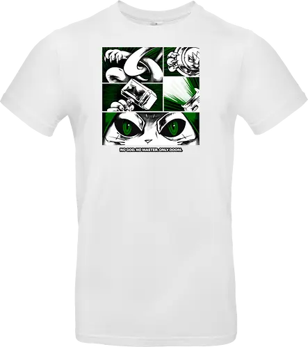 return of catvengers  - cat, meow, kitty, fun, avenger, drdoom, doomsday, cartoon, fantastic, hoomanlover, catlover - Standard T-Shirt