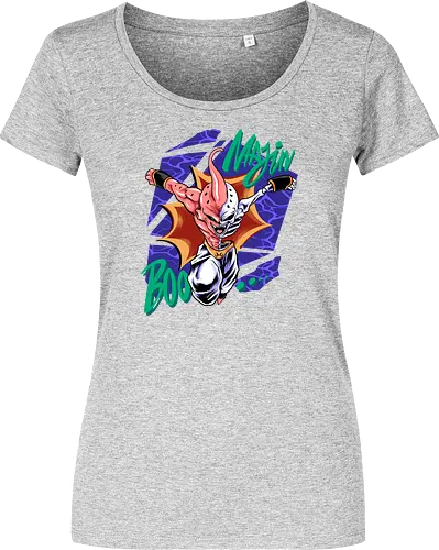 candy monster act  - majinbuu, kidsbuu, villain, skeleton, skull, streetwear, artwear, cool - Women T-Shirt