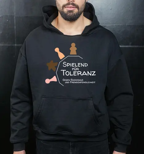 Spielend für Toleranz - Toleranz, Brettspiele - Cropped Hoodie