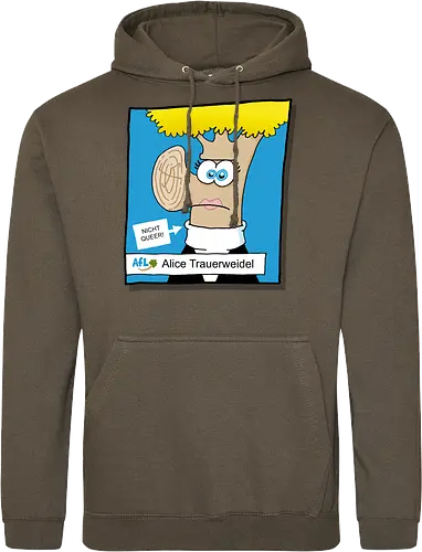 Trauerweidel - Ruthe, Trauerweidel, Baum, Wald - Standard Hoodie