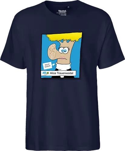 Trauerweidel - Ruthe, Trauerweidel, Baum, Wald - Fairtrade T-Shirt