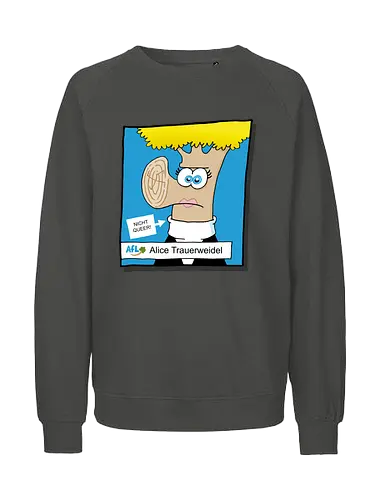 Trauerweidel - Ruthe, Trauerweidel, Baum, Wald - Fairtrade Sweatshirt