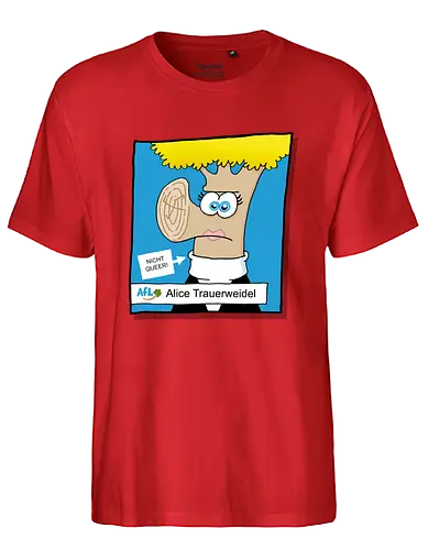Trauerweidel - Ruthe, Trauerweidel, Baum, Wald - Fairtrade T-Shirt