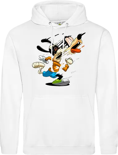 Freaky Tollpatschiger Hund - Cartoon Horror Underground Art - freaky tollpatschiger Hund Art, Cartoon Horror Underground, tollpatschiger Hund dunkles Shirt, Horror Cartoon Spiralaugen, Hund Skelett Gesicht Art, Goofy, dunkles oranges Pop Art, alternativer freaky Hund Charakter, verrückte Cartoon Mode, chaotischer Hund Streifen Art, Underground dunkles Geek, Horror Nostalgie klassischer Cartoon, Punk Hund Cartoon, alternative Cartoon Shirt, dunkle Retro Hund Art, chaotischer oranger Cartoon - Standard Hoodie
