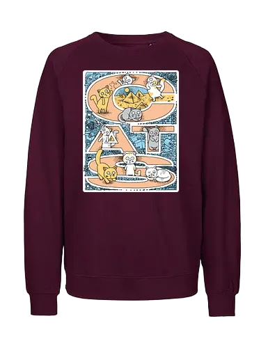 Cat vibes - Cats - Fairtrade Sweatshirt