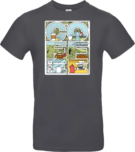 Coffee Bold - Coffee, Lettering - Standard T-Shirt