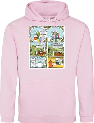 Coffee Bold - Coffee, Lettering - Standard Hoodie