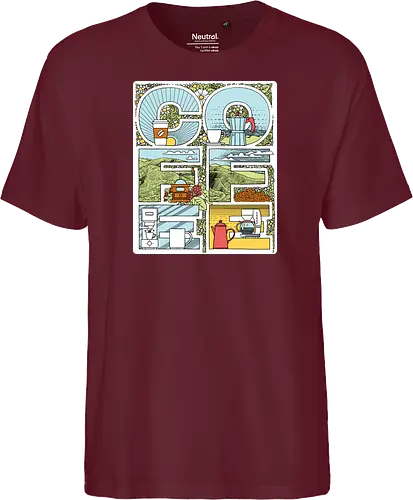 Coffee Bold - Coffee, Lettering - Fairtrade T-Shirt