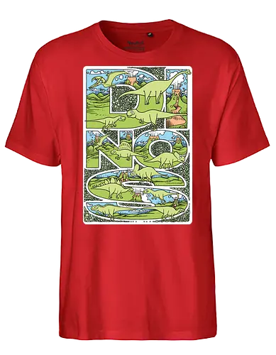 Dinos - Dinos, Dinosaurs - Fairtrade T-Shirt