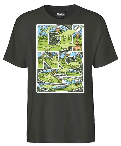Dinos - Dinos, Dinosaurs - Fairtrade T-Shirt