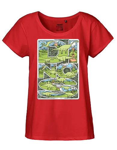 Dinos - Dinos, Dinosaurs - Fairtrade Girl Shirt