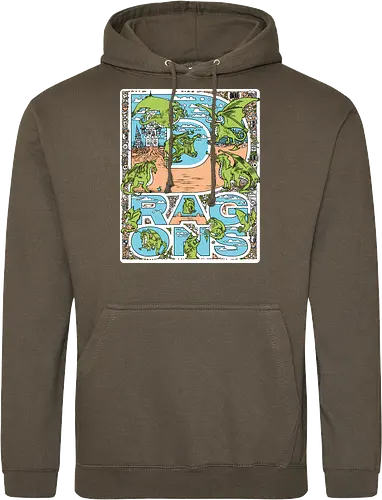 Dragon vibes - Dragons, Fantasy - Standard Hoodie