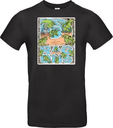Dragon vibes - Dragons, Fantasy - Standard T-Shirt