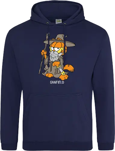 Ganfield - Orange Cat, Wizard, LOTR, Tolkien - Standard Hoodie