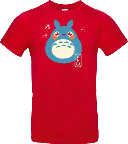 My Cute Neighbor - japanese, japan, anime, anime inspired, funny, fantasy, cute, cute creature, animals, spirit, forest spirit, cute, whimsical, kawaii, movie - Standard T-Shirt