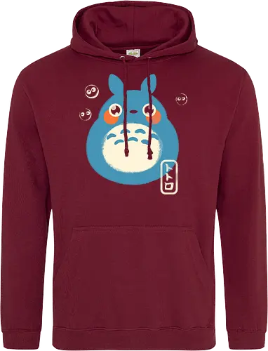My Cute Neighbor - japanese, japan, anime, anime inspired, funny, fantasy, cute, cute creature, animals, spirit, forest spirit, cute, whimsical, kawaii, movie - Standard Hoodie