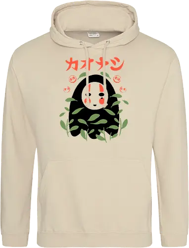 Leafy Little Void - japanese, japan, spirited away, anime, anime inspired, funny, fantasy, cute, cute creature, animals, spirit, forest spirit, cute, whimsical, kawaii, movie - Standard Hoodie