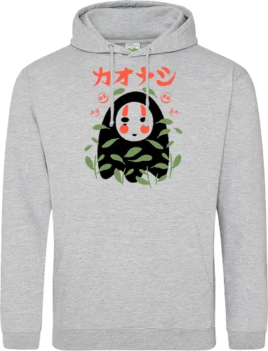 Leafy Little Void - japanese, japan, spirited away, anime, anime inspired, funny, fantasy, cute, cute creature, animals, spirit, forest spirit, cute, whimsical, kawaii, movie - Standard Hoodie
