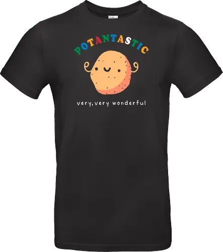 Potantastic - potato, veggie, vegans, potato pun, funny, food, foodie, cute, kawaii, vegetables, vegan, cottagecore - Standard T-Shirt