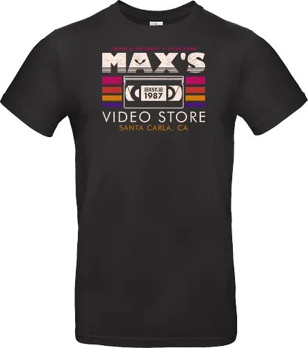 Santa Carla Video Club - 80s movies, 80s, bats, betamax, cult horror, geek, halloween, horror, nostalgia, old school, retro, santa carla, vampire, vhs, vintage - Standard T-Shirt