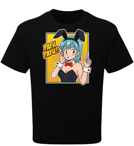 The Capsule Bunny - Bulma bunny shirt, retro Dragon Ball graphic tee, anime bunny girl apparel, Pafu Pafu merch, vintage 90s anime streetwear, pop art manga clothing, classic shonen waifu, aesthetic otaku fashion, Japanese pop culture tee, nostalgic anime humor shirt - Oversize T-Shirt