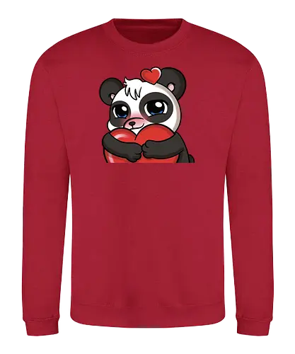 PandaAmanda - Love - pandalove, panda, love - Sweatshirt