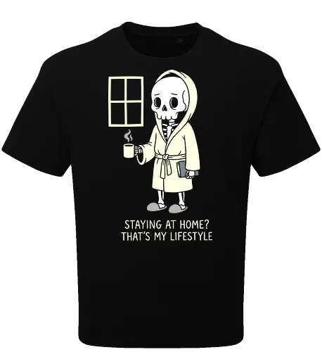 Cozy Introvert: The Homebody Lifestyle - introvert graphic tee, funny homebody shirt, cozy aesthetic apparel, lazy day clothing, reading book design, cute ghost merch, coffee lover streetwear, minimalist quote shirt, relatable lifestyle tee, pastel comfy fashion - Oversize T-Shirt