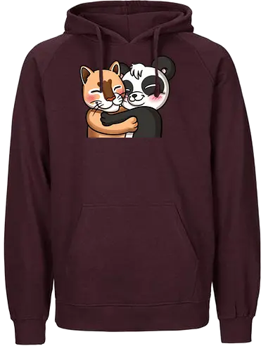 PandaAmanda - Hug - Fairtrade Hoodie